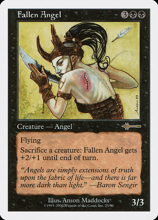 Fallen Angel card front