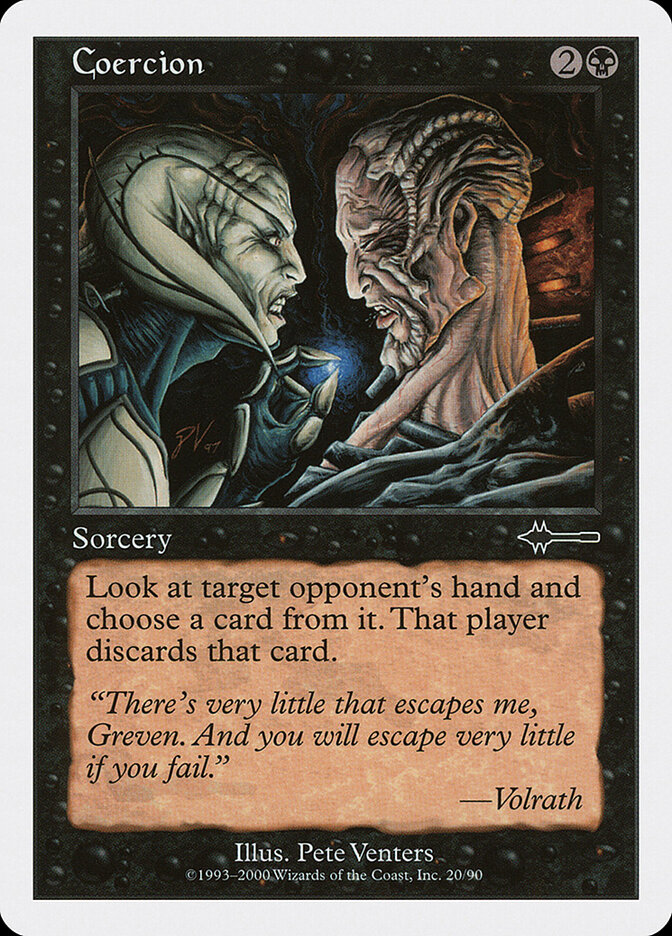 Coercion card front