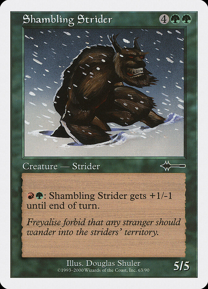 Shambling Strider card front
