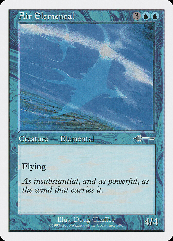 Air Elemental card front