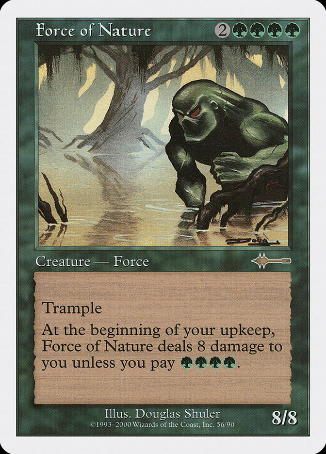 Force of Nature card front