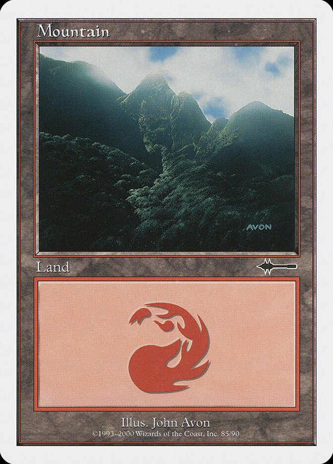 Mountain card front