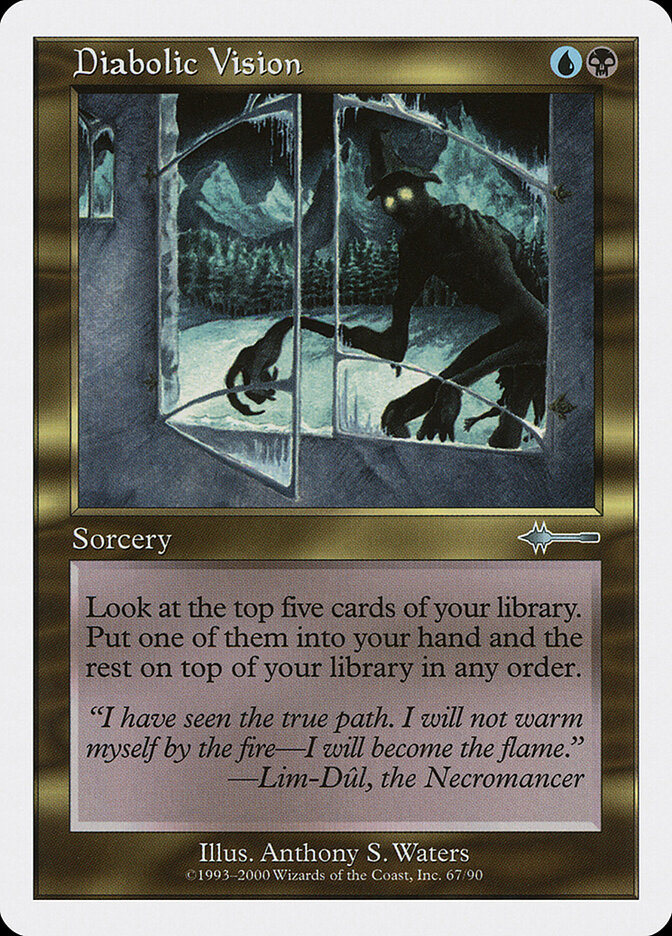 Diabolic Vision card front