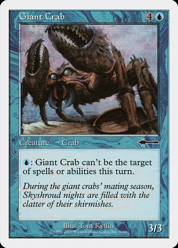 Giant Crab card front