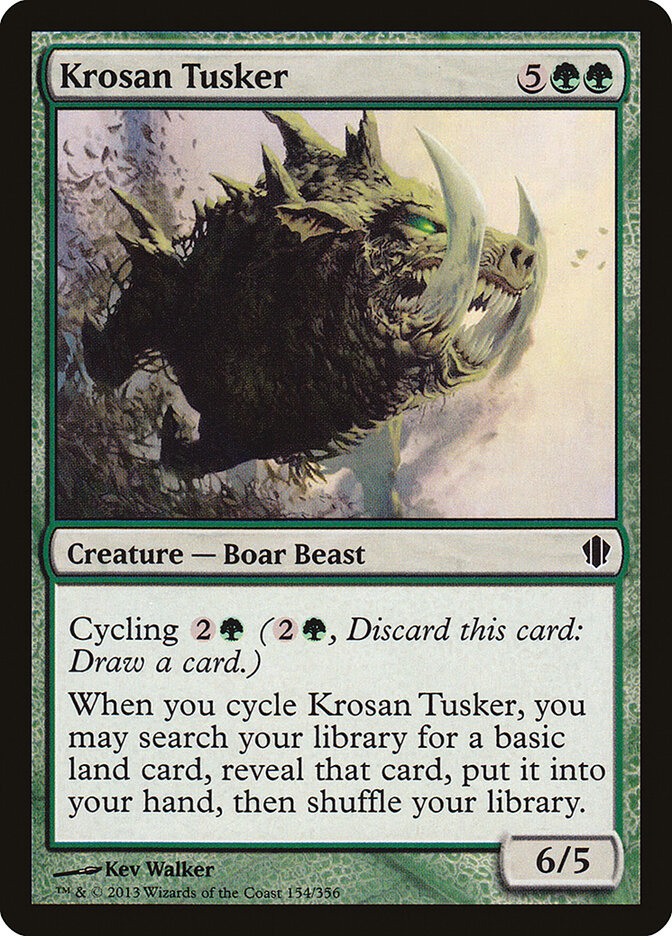 Krosan Tusker card front