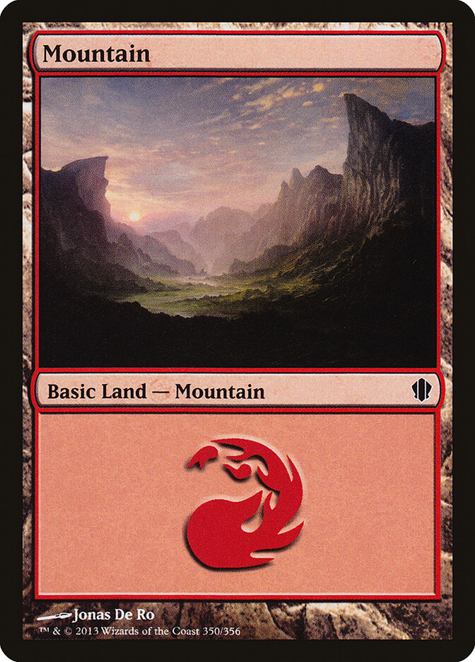 Mountain card front