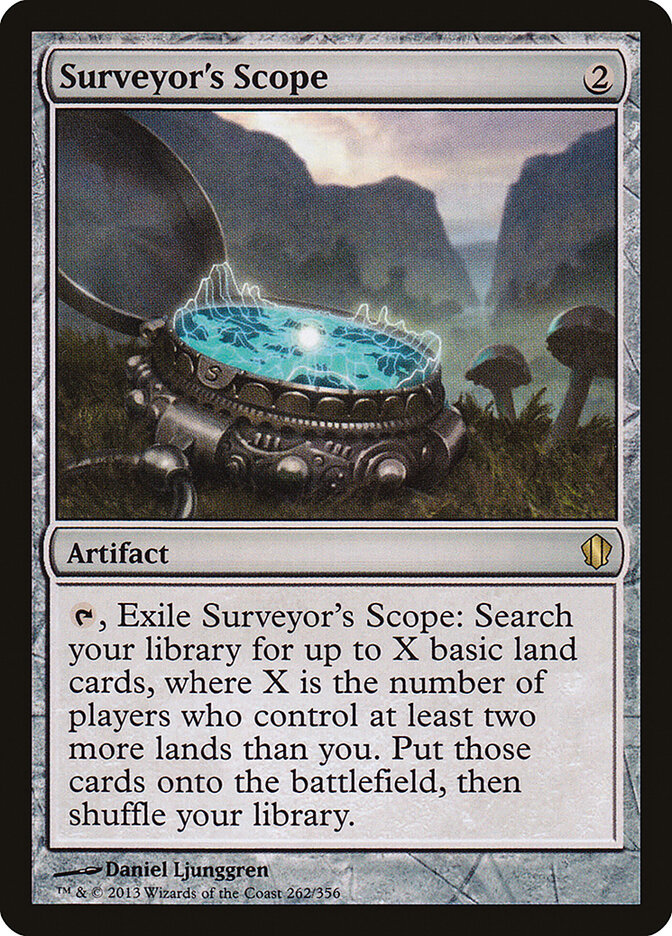 Surveyor's Scope card front