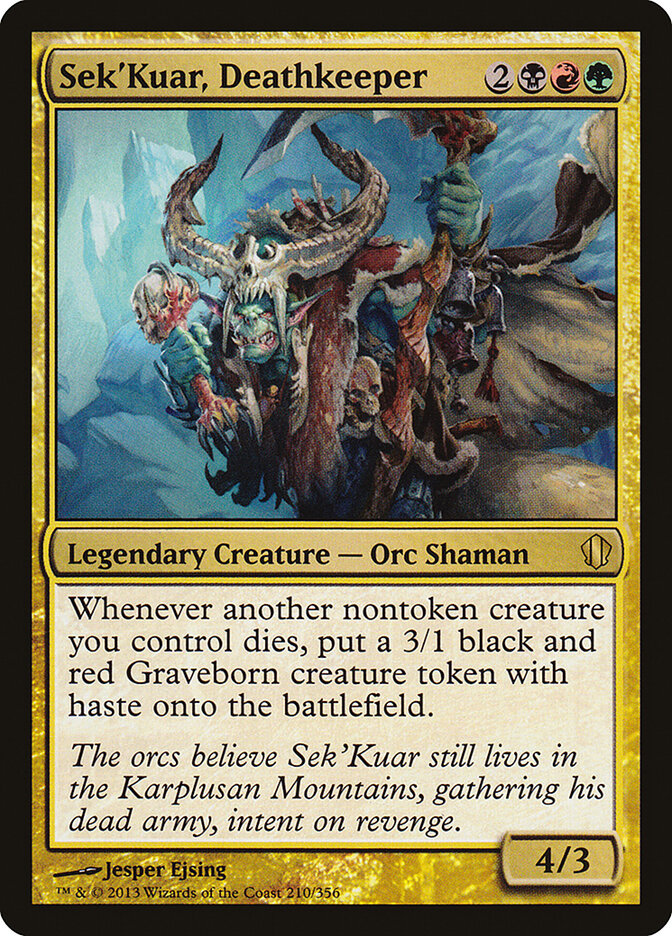 Sek'Kuar, Deathkeeper card front