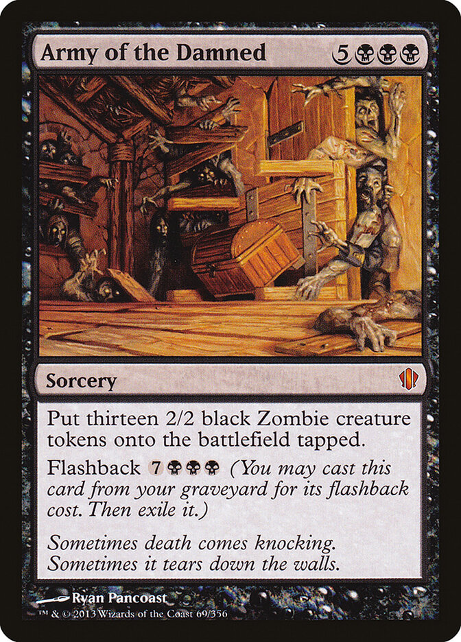 Army of the Damned card front