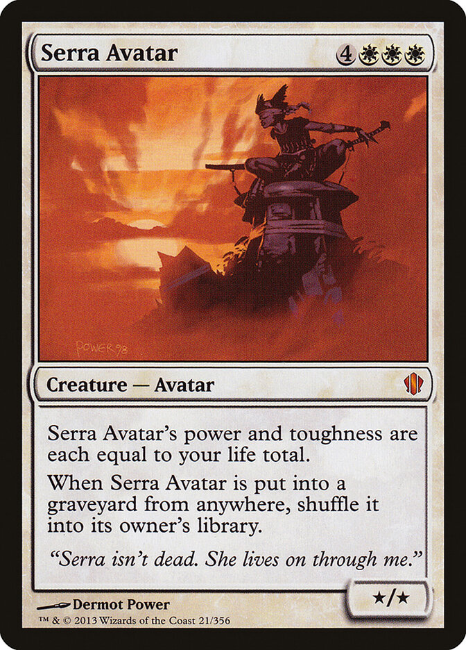 Serra Avatar card front