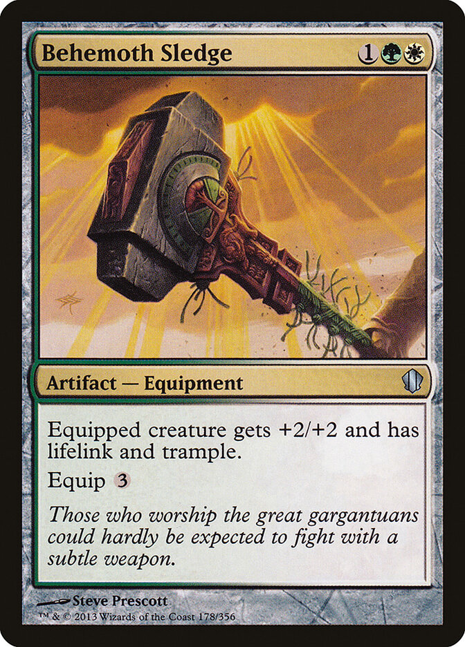 Behemoth Sledge card front