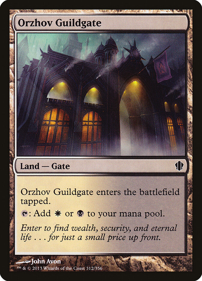 Orzhov Guildgate card front
