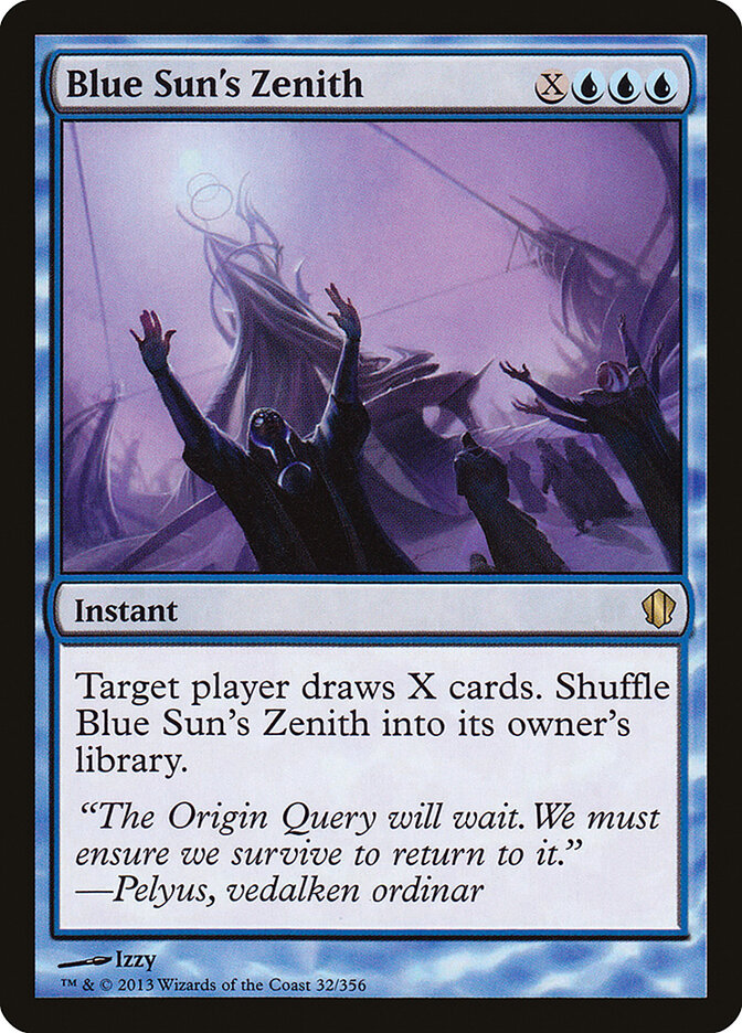 Blue Sun's Zenith card front