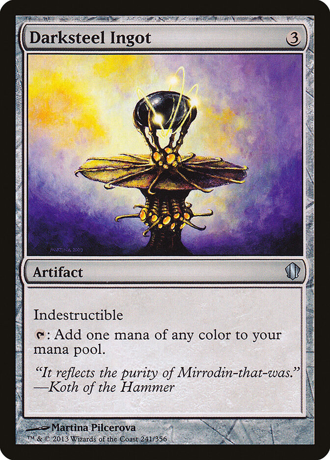 Darksteel Ingot card front