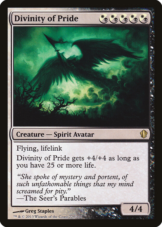 Divinity of Pride card front