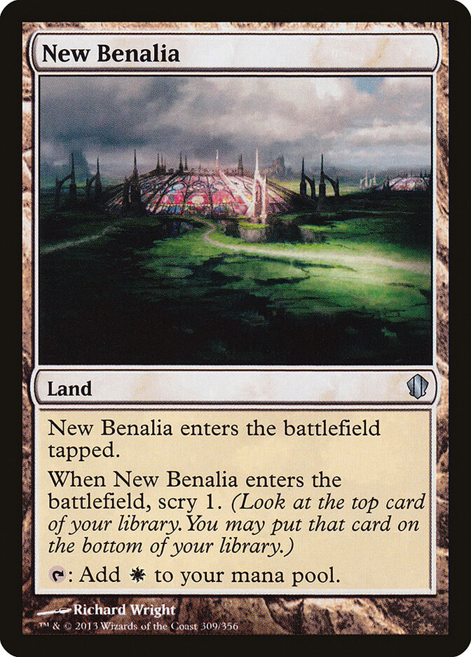 New Benalia card front