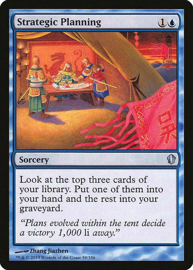 Strategic Planning card front