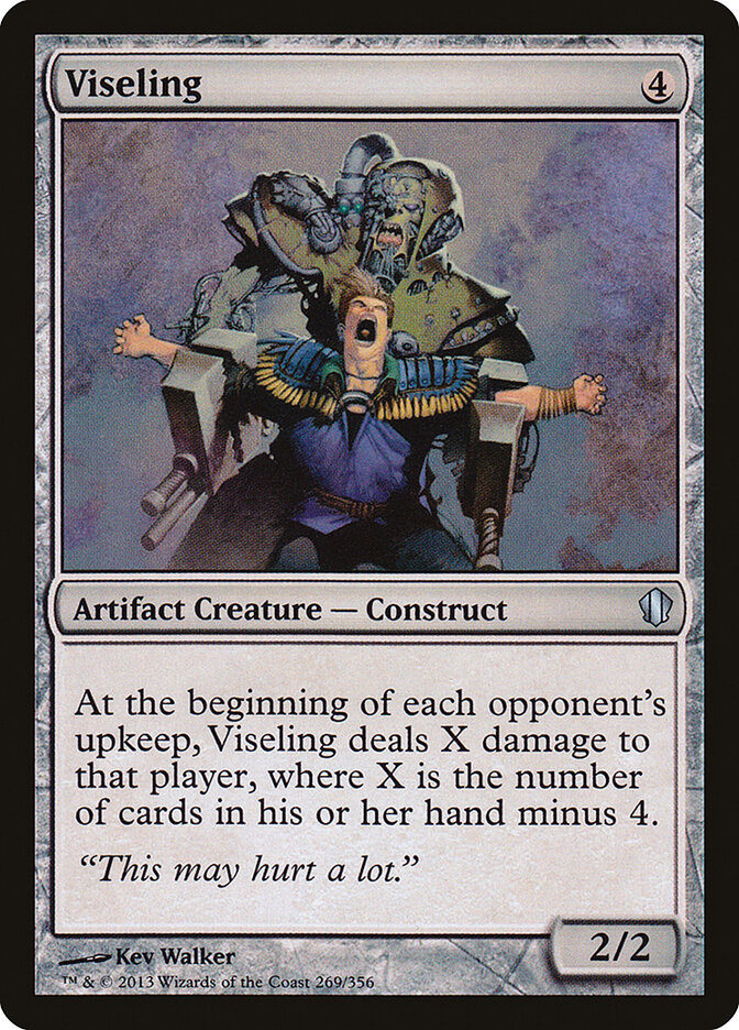 Viseling card front