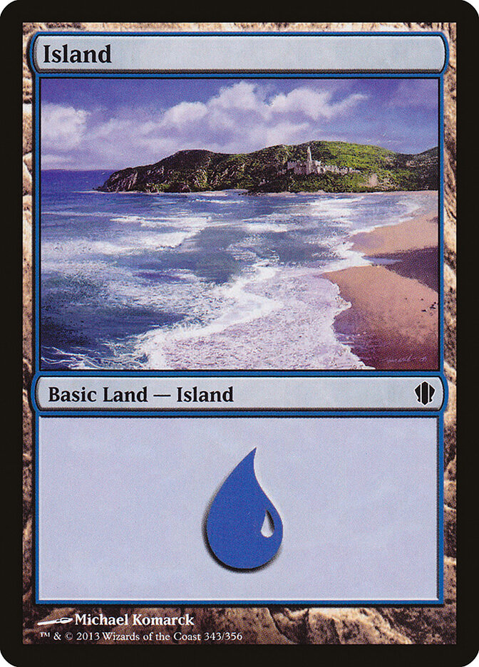 Island card front