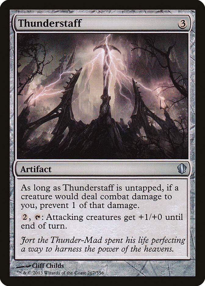 Thunderstaff card front