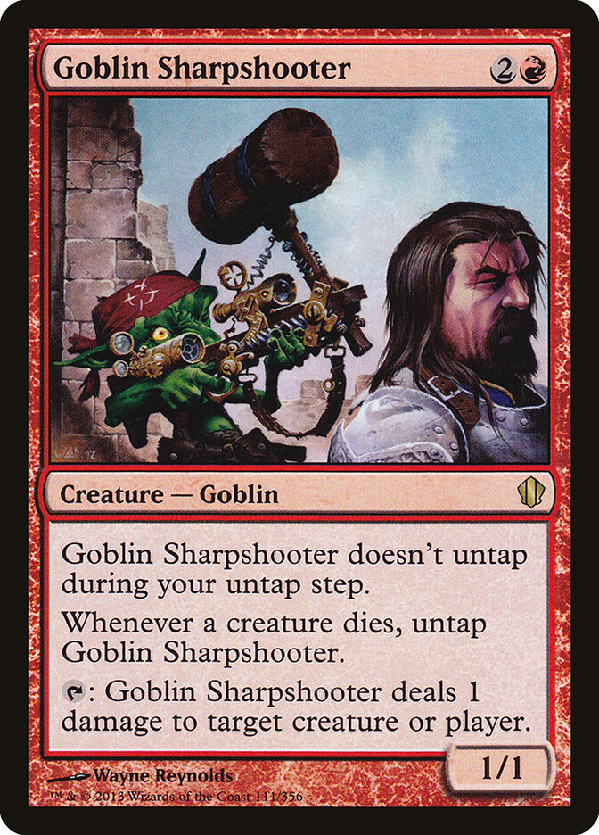 Goblin Sharpshooter card front