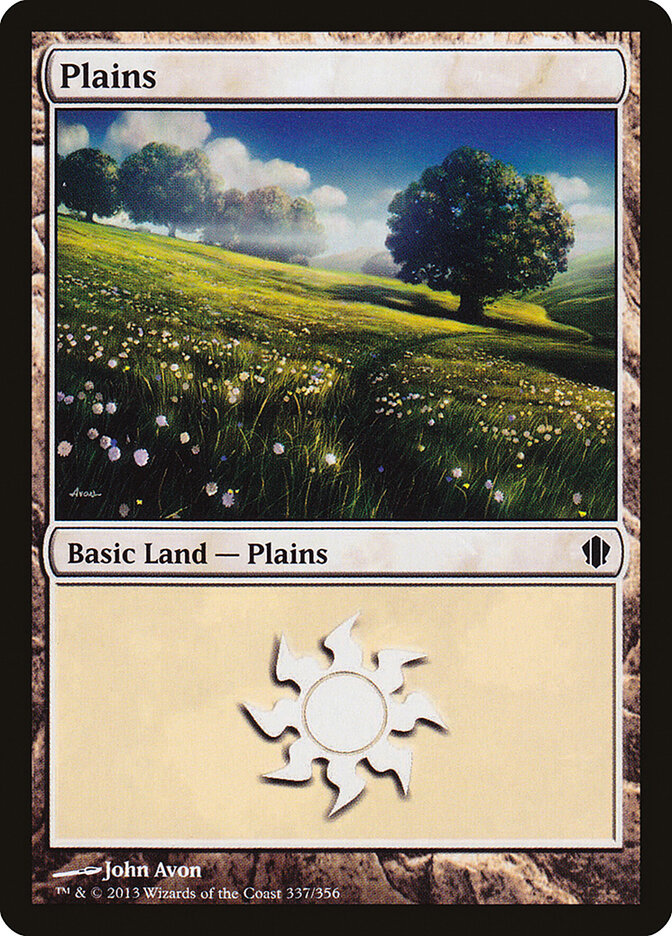 Plains card front