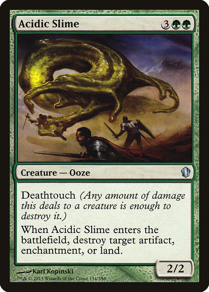 Acidic Slime card front