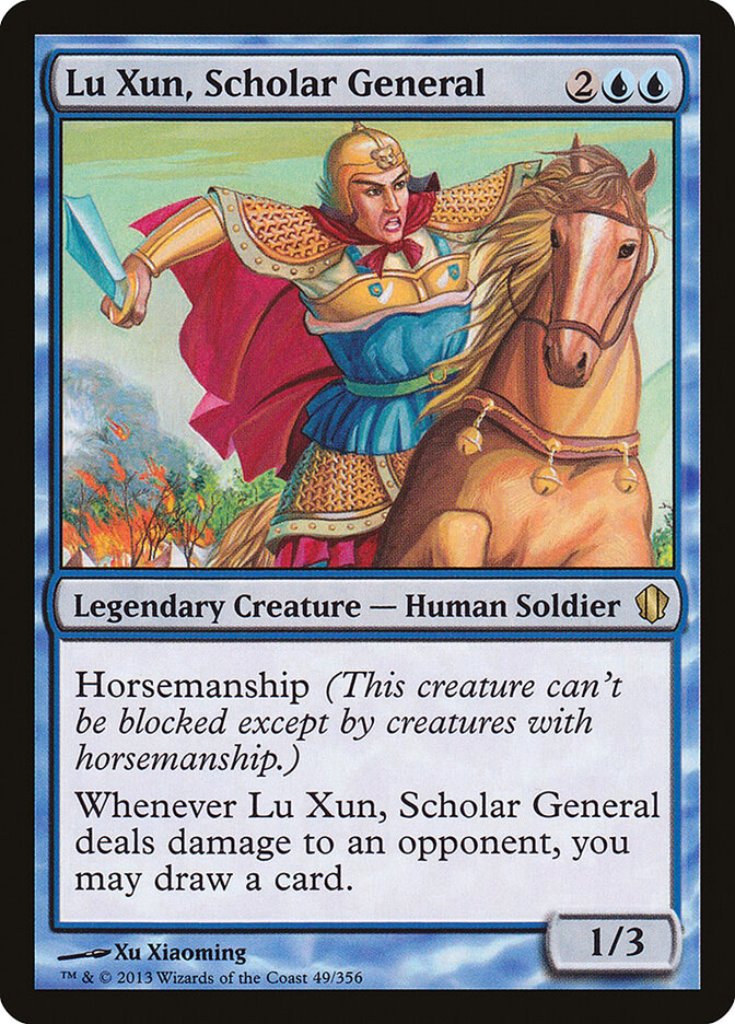 Lu Xun, Scholar General card front