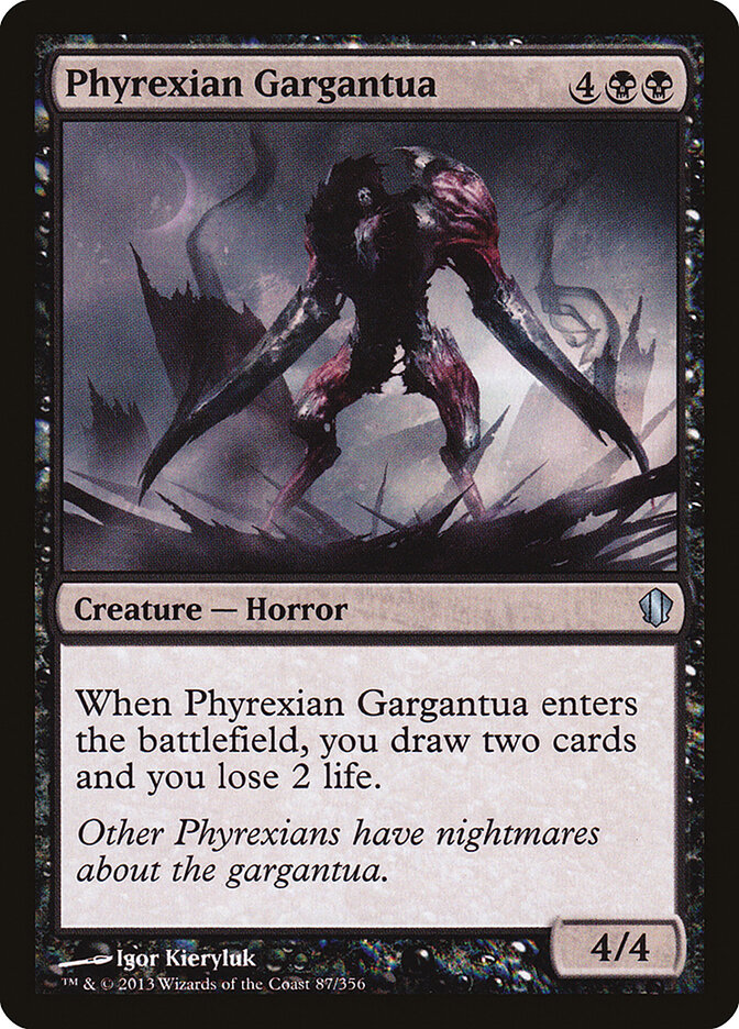 Phyrexian Gargantua card front