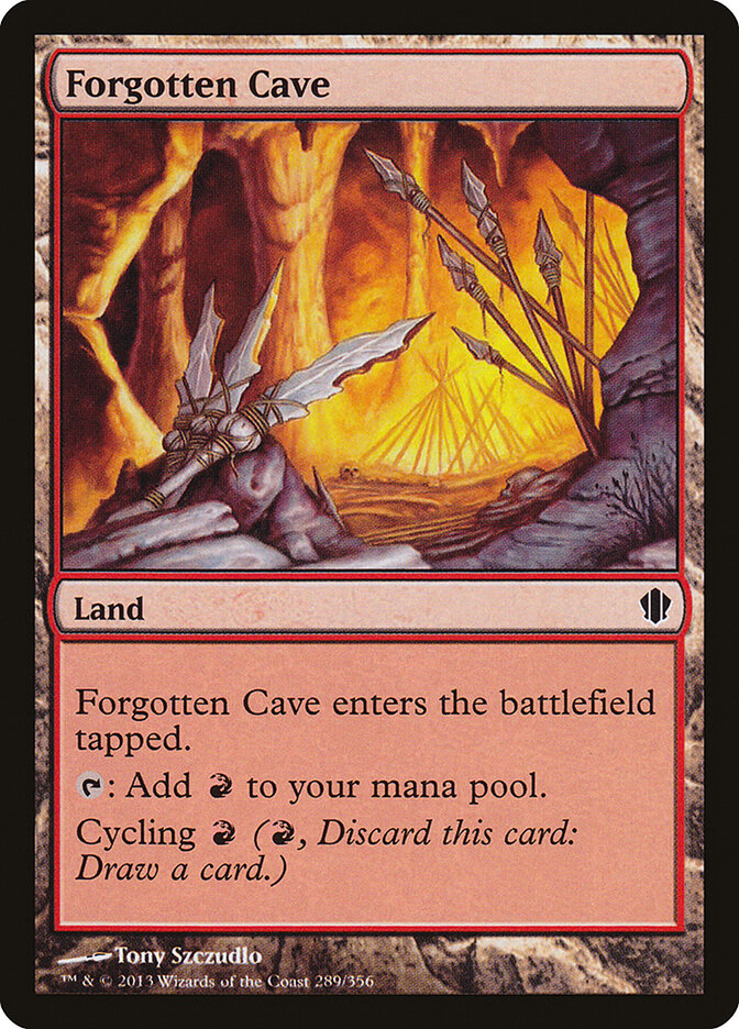Forgotten Cave card front