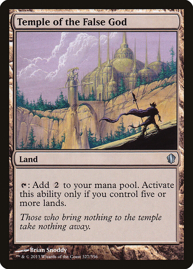 Temple of the False God card front