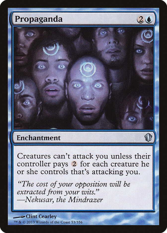 Propaganda card front