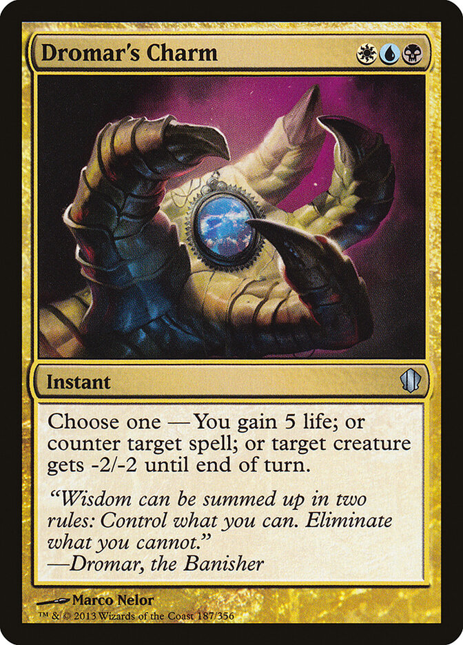 Dromar's Charm card front
