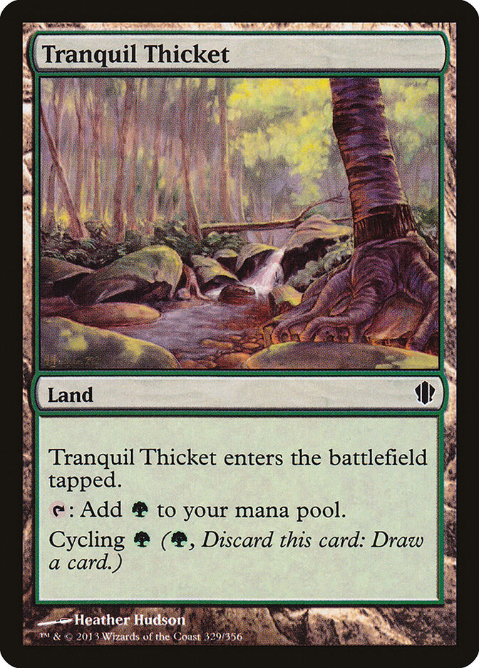Tranquil Thicket card front