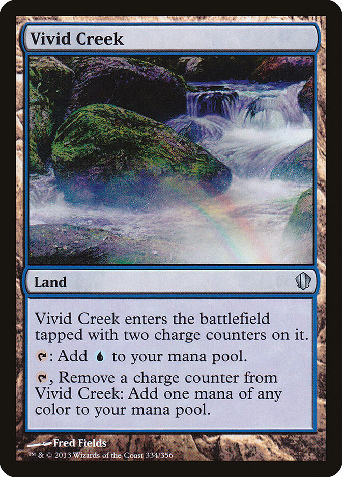 Vivid Creek card front