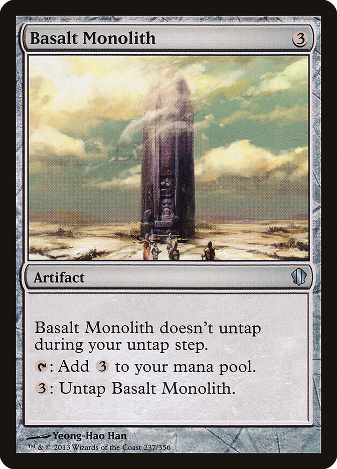 Basalt Monolith card front