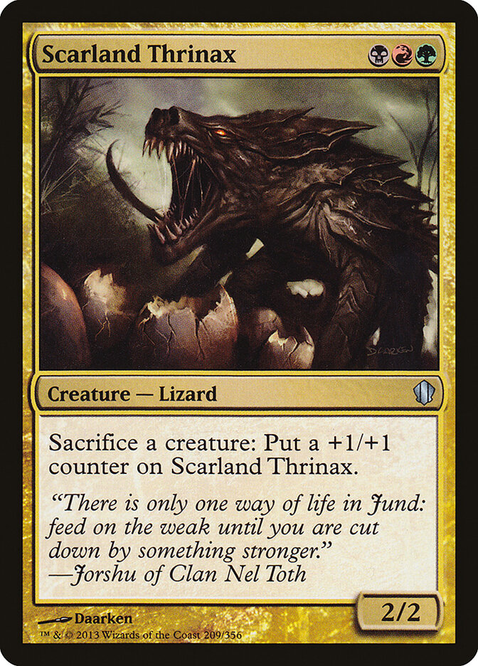 Scarland Thrinax card front