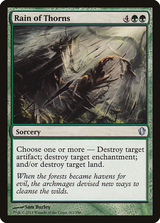 Rain of Thorns card front