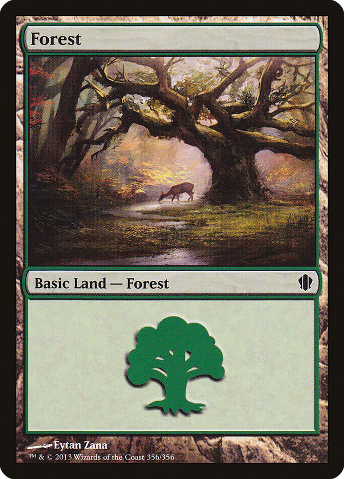 Forest card front