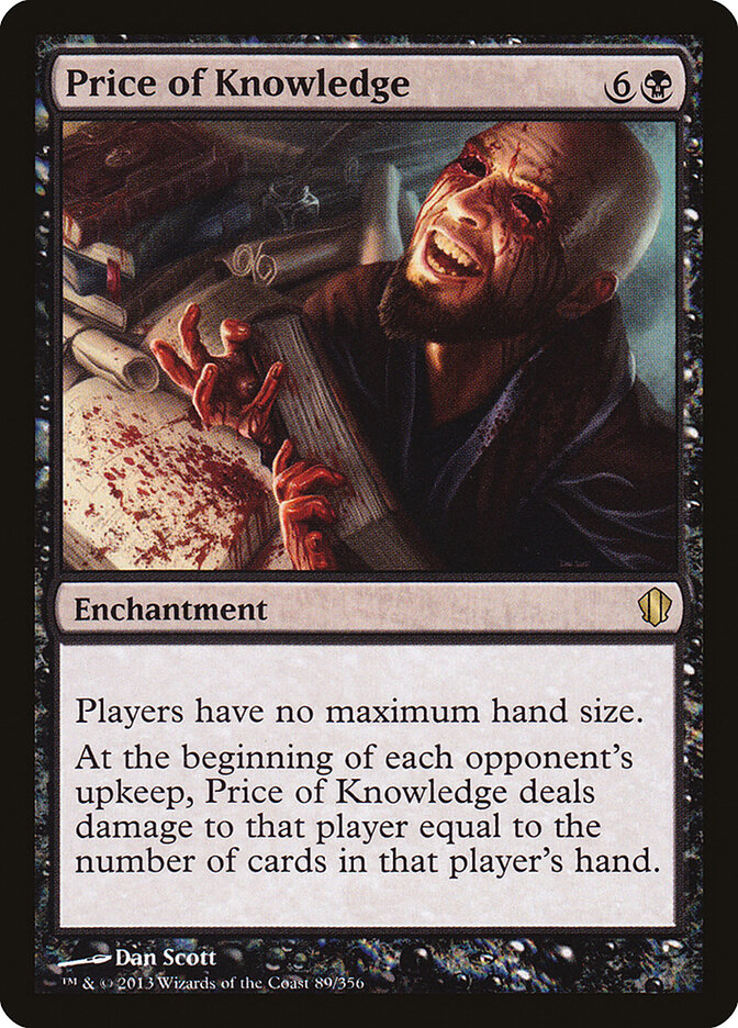 Price of Knowledge card front