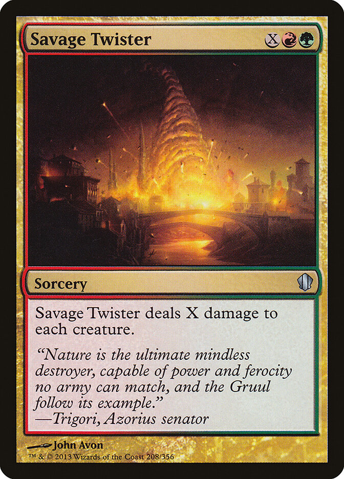 Savage Twister card front