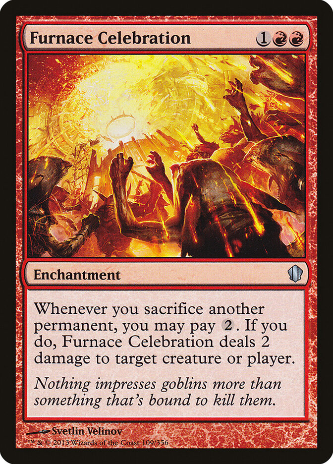 Furnace Celebration card front