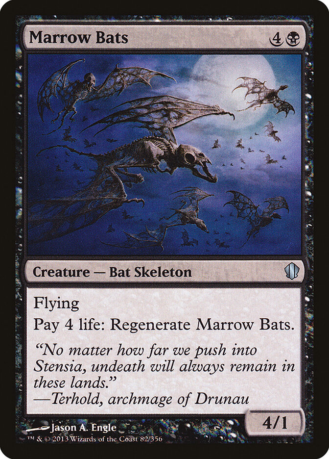 Marrow Bats card front