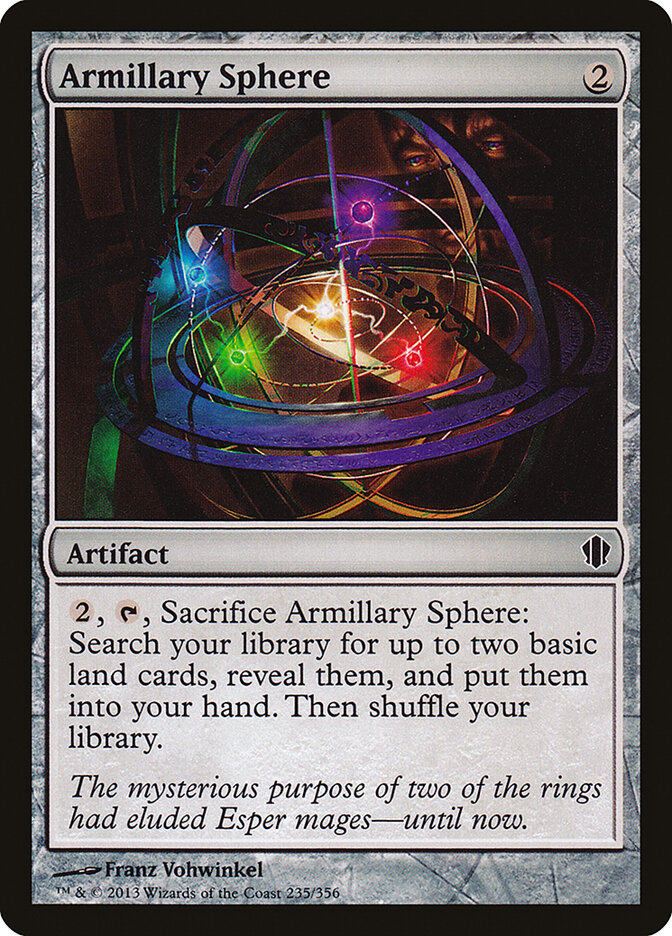Armillary Sphere card front