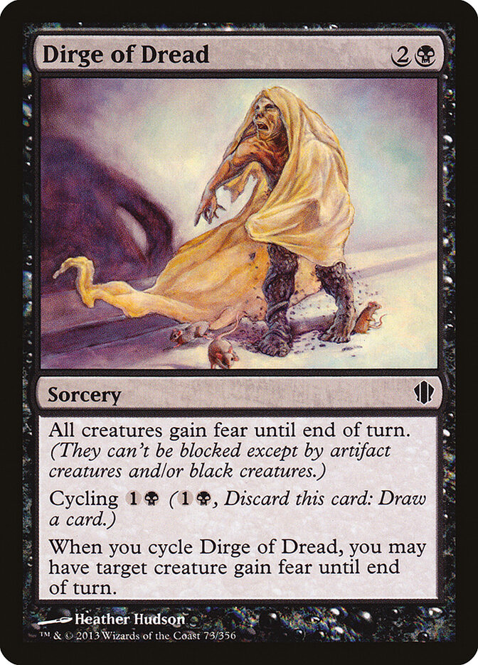 Dirge of Dread card front