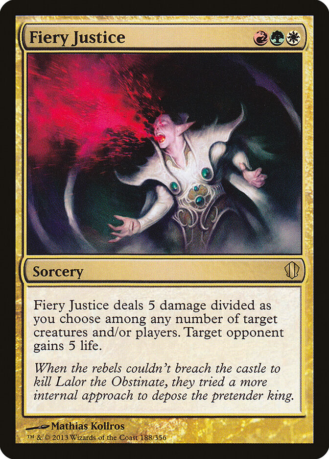 Fiery Justice card front