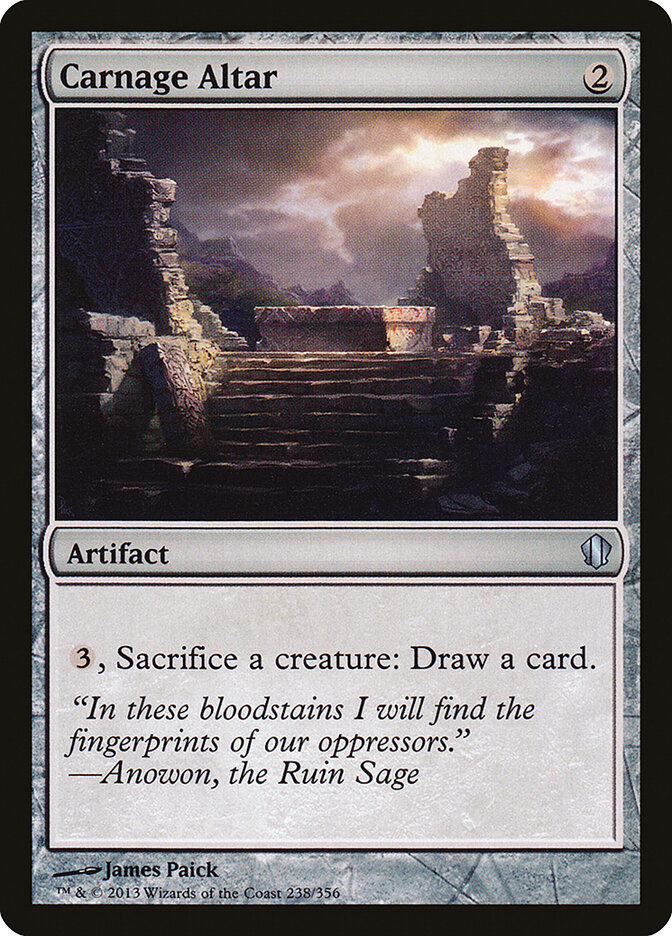 Carnage Altar card front