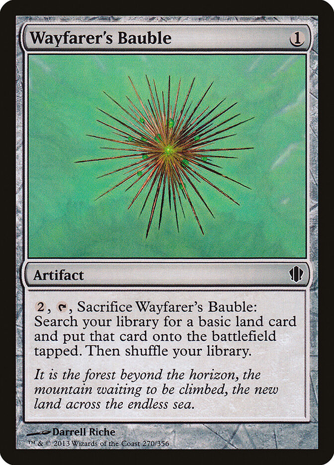 Wayfarer's Bauble card front
