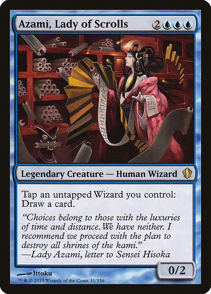 Azami, Lady of Scrolls card front