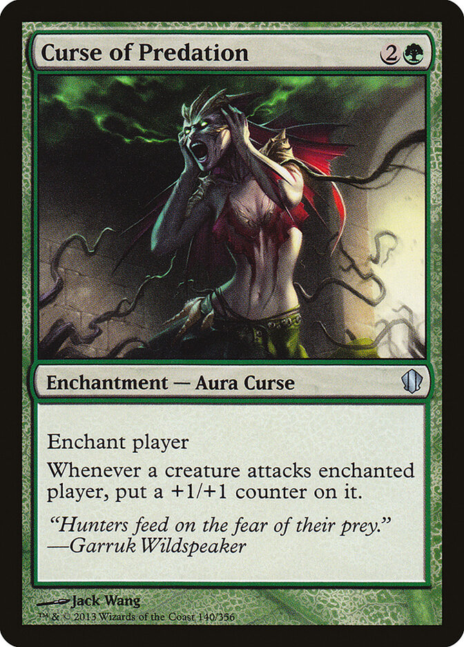 Curse of Predation card front